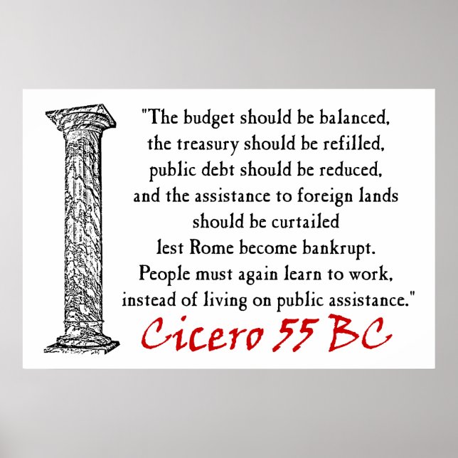 People Must Work - Cicero Poster (Front)