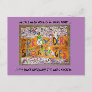 People Need Access Now… Postcard