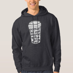 people not a big fan introvert coffee lover hoodie
