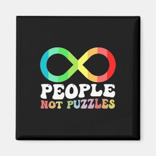 People Not Puzzles Autism Awareness Neurodiversity Magnet