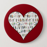 People NYC New York Citizens Neighbors Red Heart