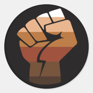 People of Colour (POC) Pride Classic Round Sticker