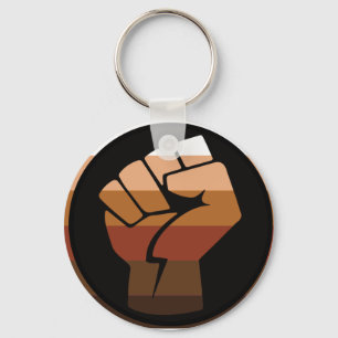 People of Colour (POC) Pride Key Ring