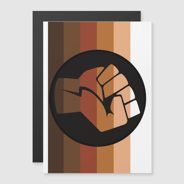People of Colour (POC) Pride Magnetic Invitation (Front/Back)