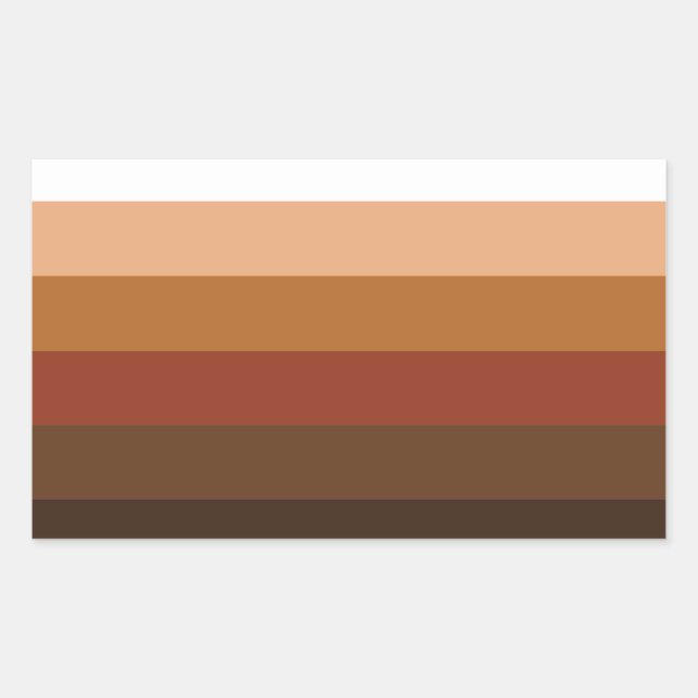 People of Colour Pride Rectangular Sticker (Front)