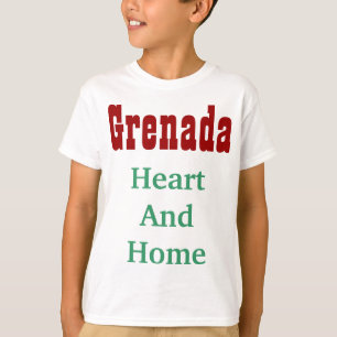 People of Grenada kids t-shirts