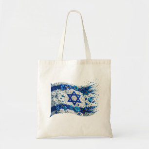 People of Israel Flag blossoming in flowers  Tote Bag