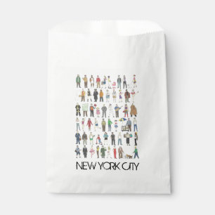 People of NYC New York City Boroughs Citizens Favour Bags