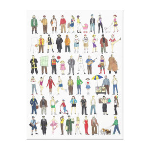 People of NYC New York City Citizens Art Print