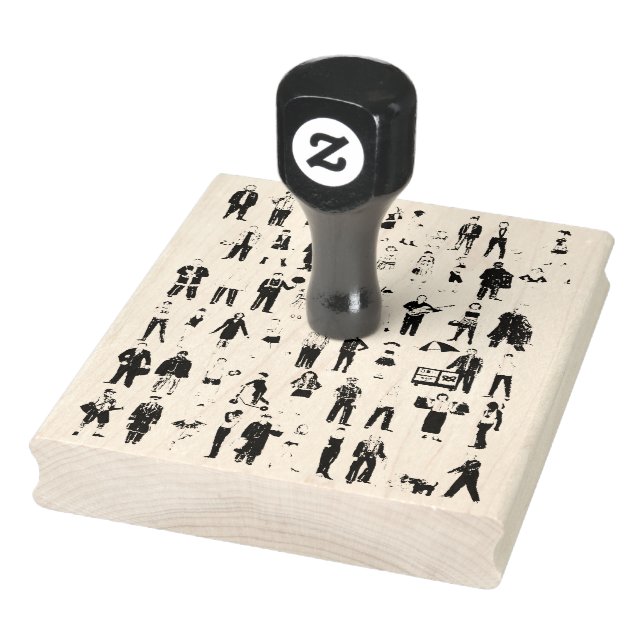 People of NYC New York City Citizens Rubber Stamp (Stamp)