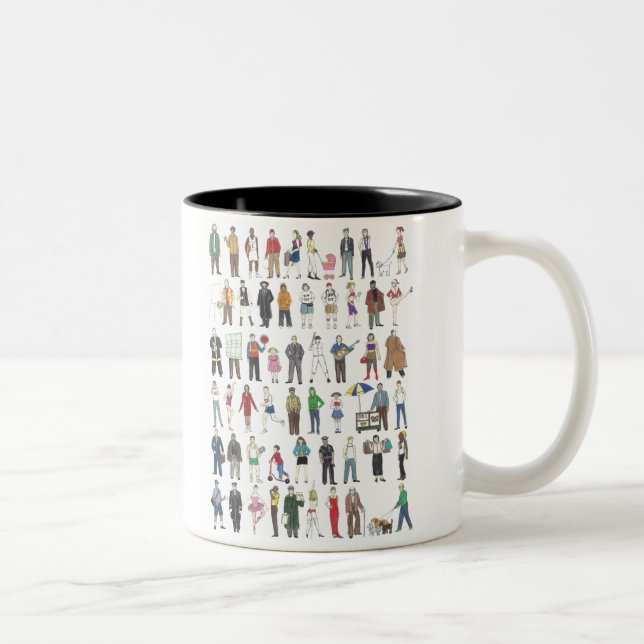 People of NYC New York City Neighbourhood Mug (Right)