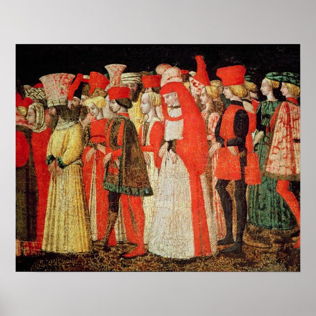 People of the Court of the Sforza Family Poster (Front)