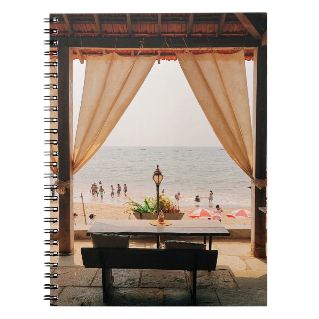 PEOPLE ON SEASHORE NOTEBOOK (Front)