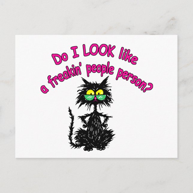 PEOPLE PERSON POSTCARD (Front)