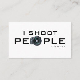 People photography for Photographers Videographers Business Card