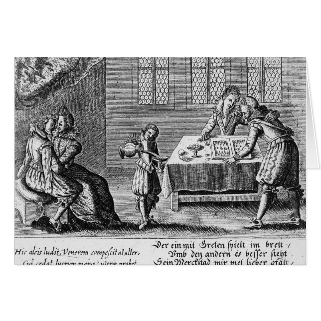 People Playing Backgammon (Front Horizontal)