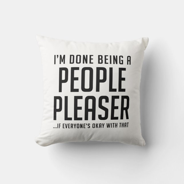 People Pleaser Cushion (Front)