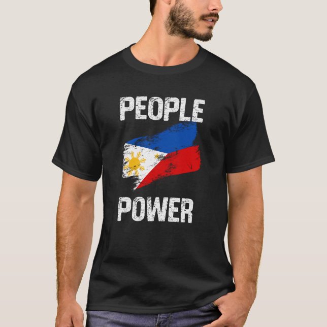 People Power Impeach Marcos Tee Corruption Protest (Front)
