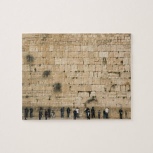People praying at the wailing wall jigsaw puzzle