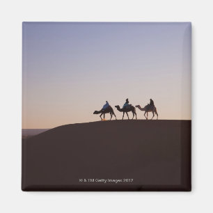 People riding camels, Morocco Magnet
