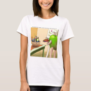 People Still Life Funny Cartoon T-Shirt