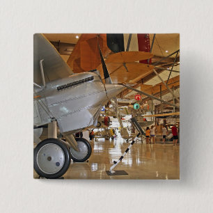 People touring National Museum of Naval Aviation 15 Cm Square Badge