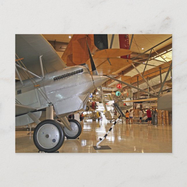 People touring National Museum of Naval Aviation Postcard (Front)