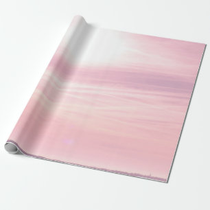 PEOPLE WALKING ALONG SEASHORE DURING GOLDEN HOUR WRAPPING PAPER