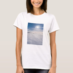 People walking over snow, Iceland T-Shirt
