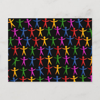 People Wallpaper Postcard