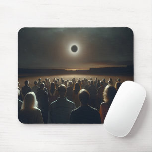 People Watching The Total Sun Eclipse Mouse Mat