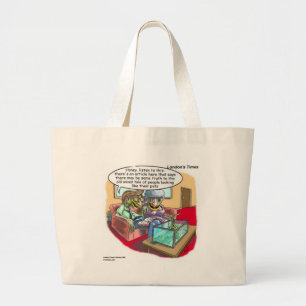People Who Look Like Iguanas Funny Large Tote Bag