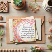 People Who Make the World Better Thank You