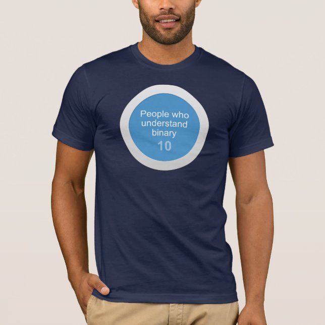 People Who Understand Binary Circle T-Shirt (Front)