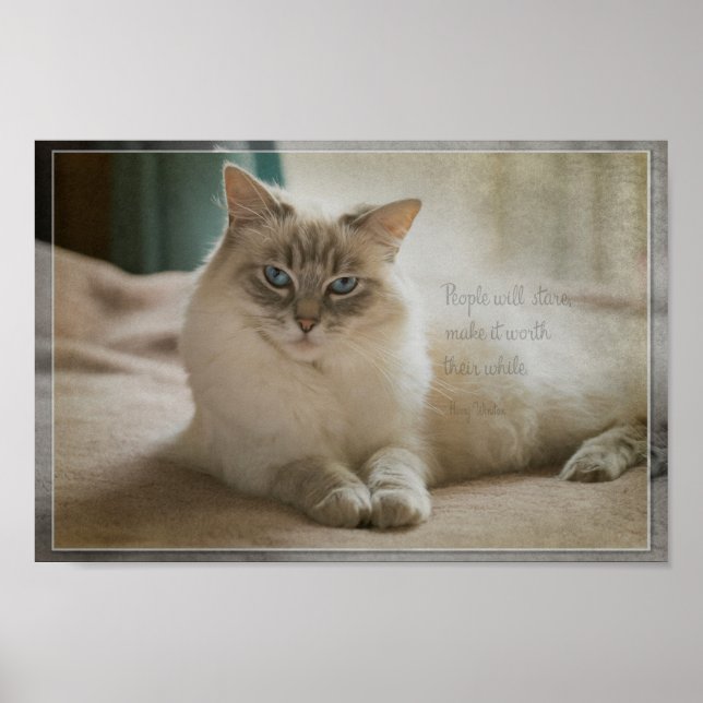 People Will Stare Poster (Front)