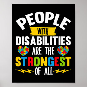 People With Disabilities Are The Strongest Autism Poster