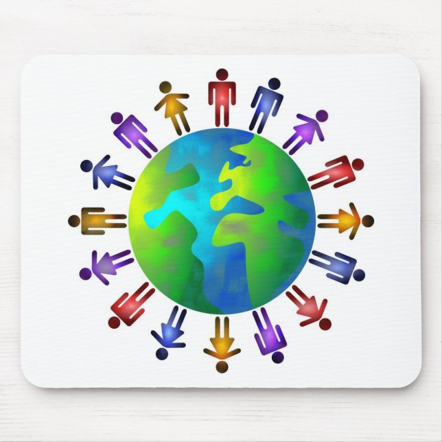 People World Mouse Mat (Front)