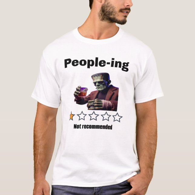 Peopleing Frankenstein T-Shirt (Front)
