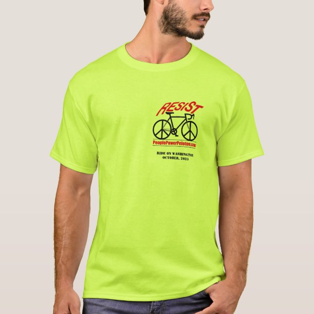 PeoplePowerPeloton ‘RESIST’ T-shirt (Front)