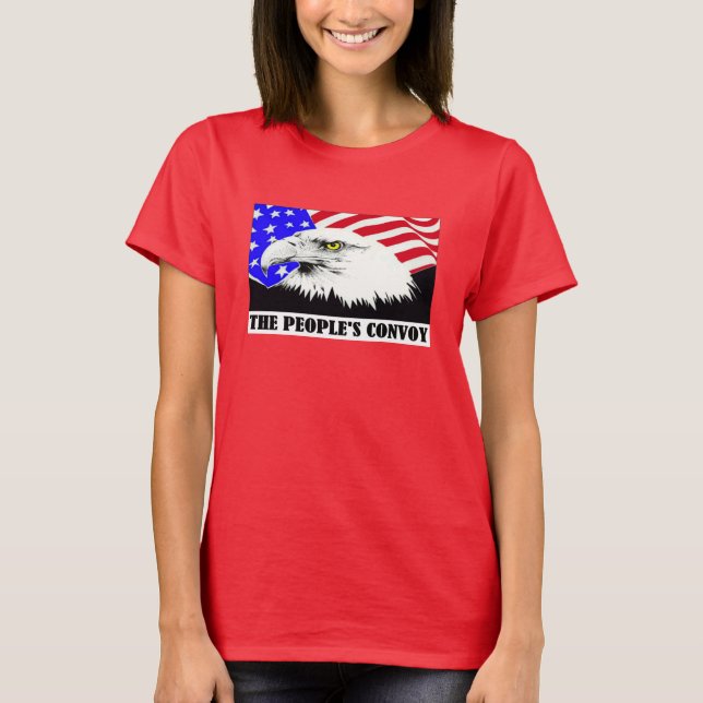 People's Convoy American Eagle T-Shirt (Front)
