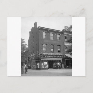 Peoples Drug Store, 1921 Postcard