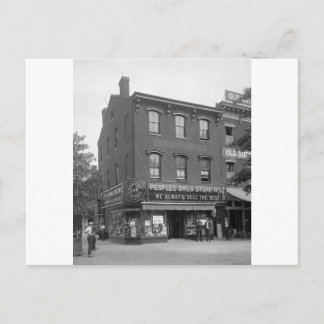 Peoples Drug Store, 1921 Postcard