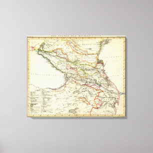 peoples of the Caucasus Canvas Print