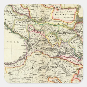 peoples of the Caucasus Square Sticker