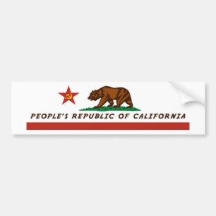 People's Republic of California Bumper Sticker