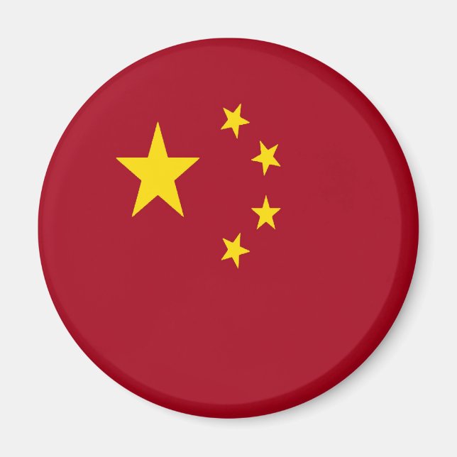 People's Republic of China flag Magnet (Front)