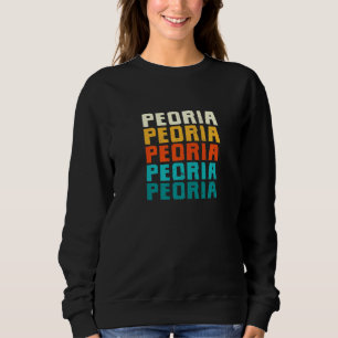 Peoria Arizona Vintage Az Retro Collection America Sweatshirt