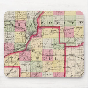 Peoria, Woodford, Tazewell counties Mouse Mat