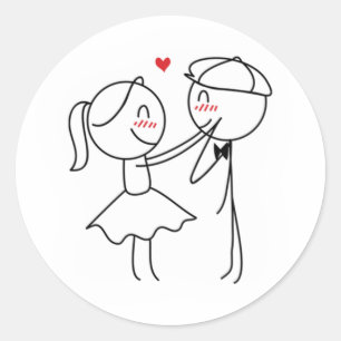 Pepe and Lulu Classic Round Sticker