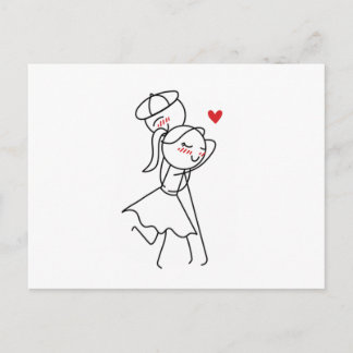 Pepe and Lulu Postcard